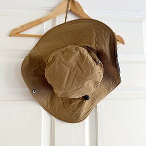Quechua Outdoor Bucket Hat Hiking Outdoors Tan One‎ Size